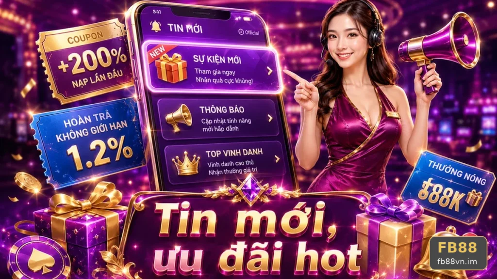 Khuyến Mãi FB88 Tại fb88vn.im: Đọc Chi Tiết Giao Diện Tin Mới, Ưu Đãi Và Điều Kiện Nhận Thưởng – Kiểm Tra Thời Hạn, Đối Tượng Áp Dụng Và Giới Hạn Nhận Thưởng Qua Cuộc Kiểm Tra Giao Diện | Góc Kiểm Chứng Theo Tên Miền