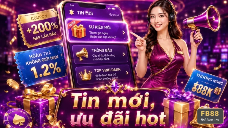 Khuyến Mãi FB88 Tại fb88vn.im: Đọc Chi Tiết Giao Diện Tin Mới, Ưu Đãi Và Điều Kiện Nhận Thưởng – Kiểm Tra Thời Hạn, Đối Tượng Áp Dụng Và Giới Hạn Nhận Thưởng Qua Cuộc Kiểm Tra Giao Diện | Góc Kiểm Chứng Theo Tên Miền